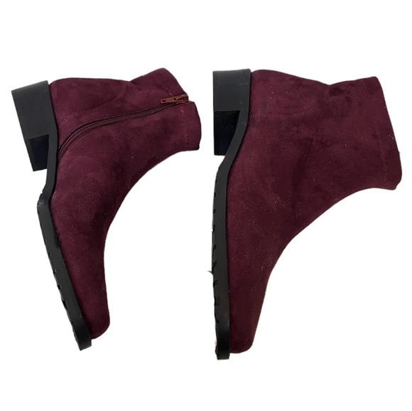 Ron White Giorgi Mulberry Vegan Leather Ankle Boot - Picture 4 of 6